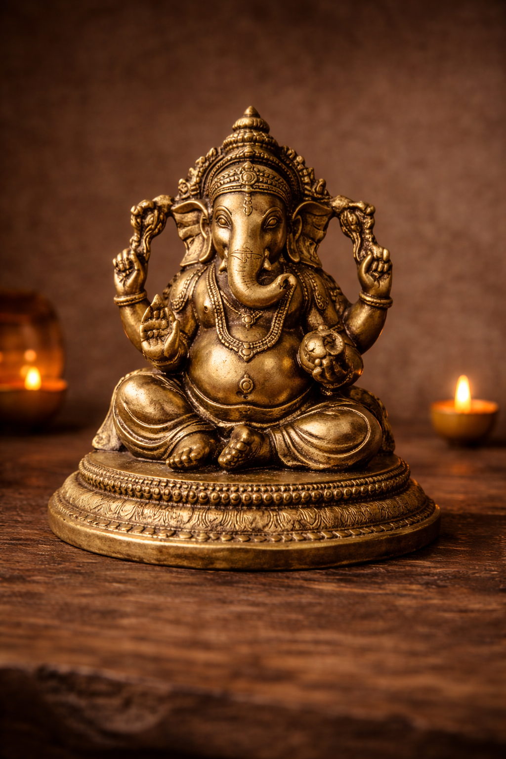 Bronze Ganesha Idol